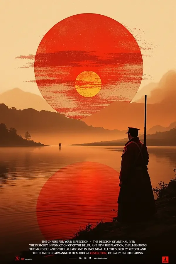 长河落日
